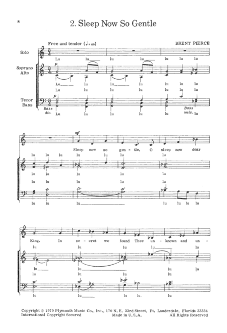 A Christmas Trilogy 4-Part scores gallery preview page 6