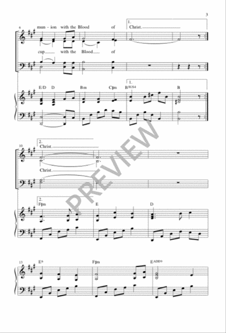 Our Blessing-Cup 4-Part scores gallery preview page 3