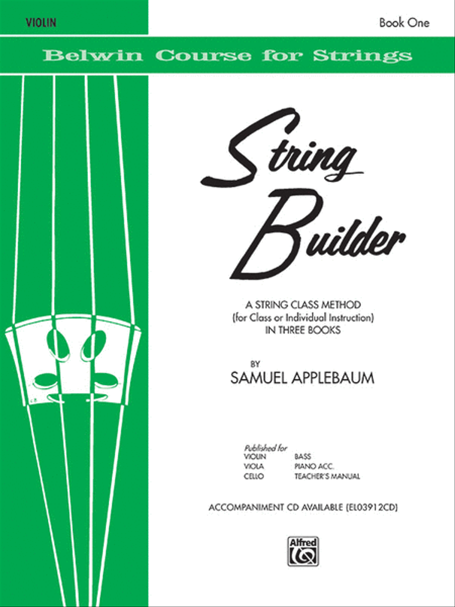 String Builder, Book 1 Chamber Orchestra scores gallery preview page 1