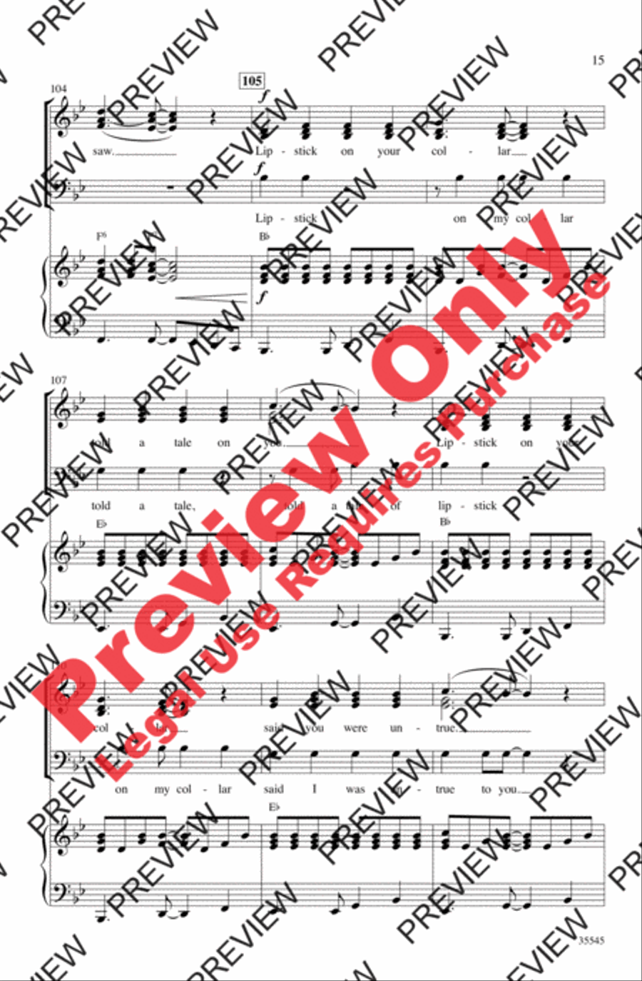 We Love the '50s We Love the '50s 3-Part scores gallery preview page 15
