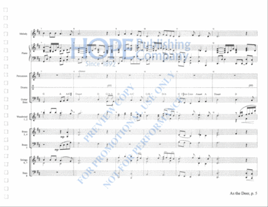 Praise Him with Instruments Orchestra scores gallery preview page 9