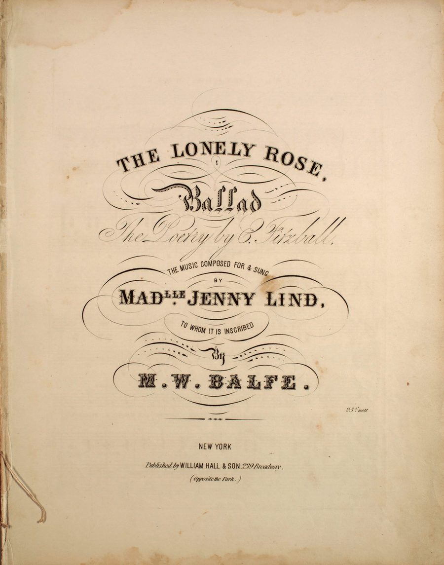 The Lonely Rose. Ballad