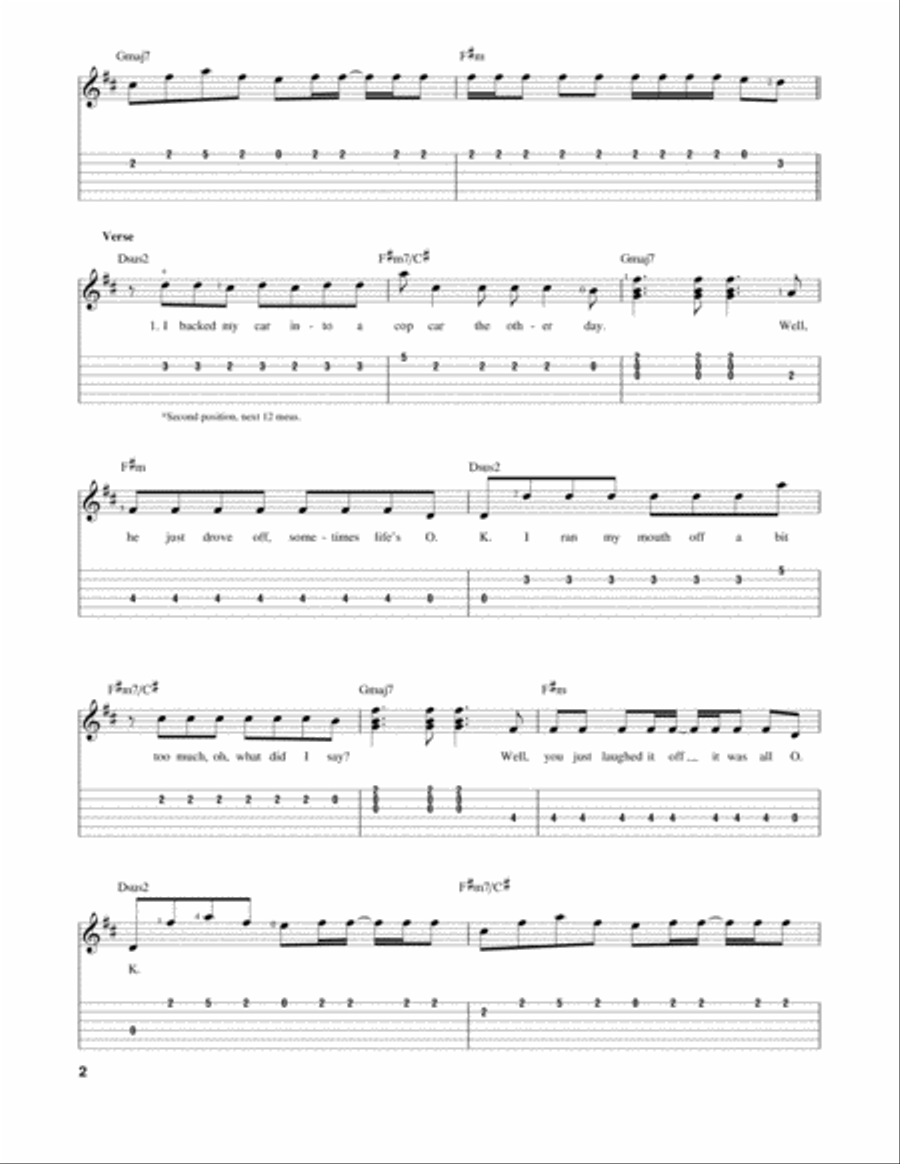 Float On Acoustic Guitar scores gallery preview page 2