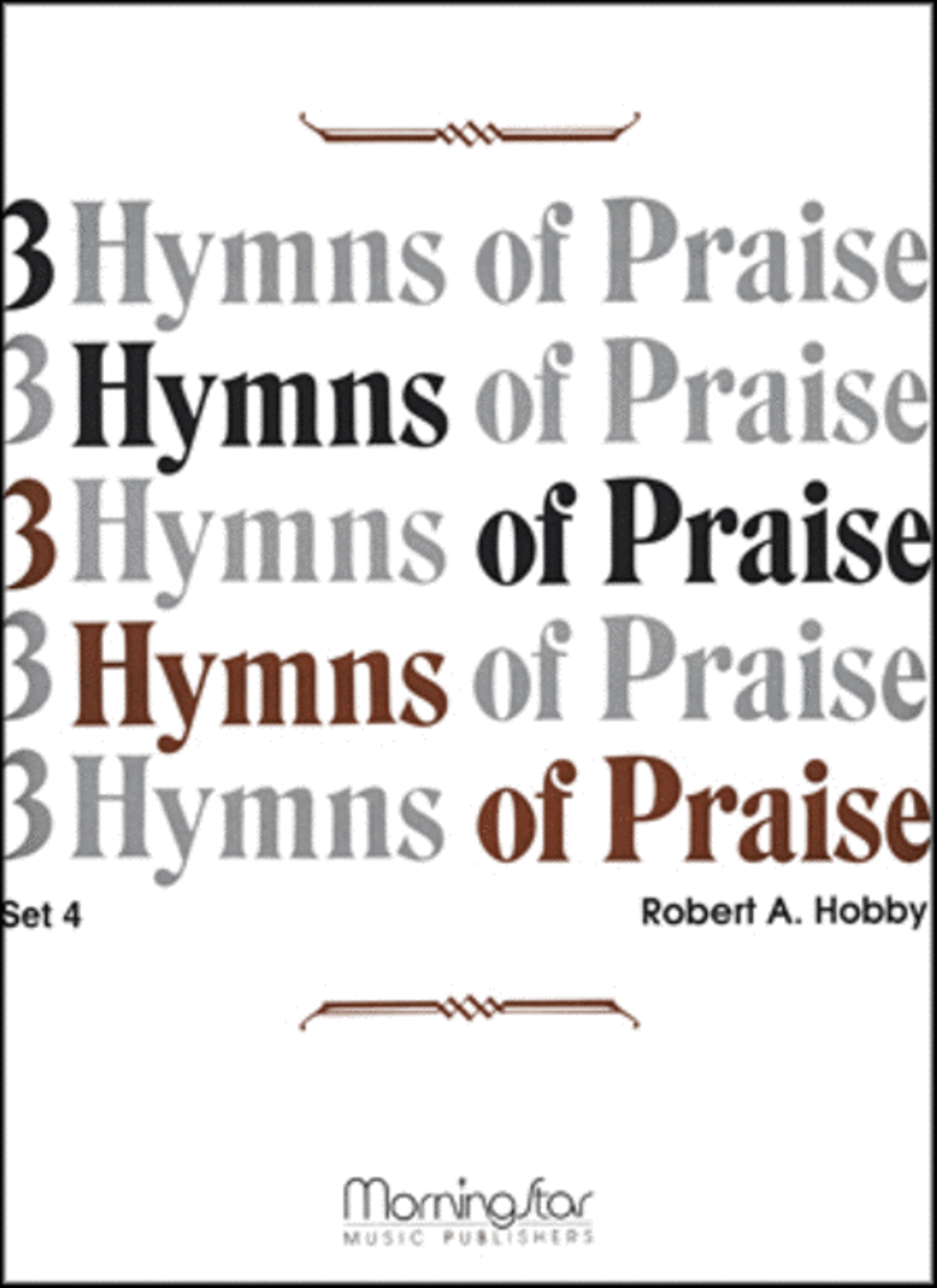 Three Hymns of Praise, Set 4 Organ scores gallery preview page 1