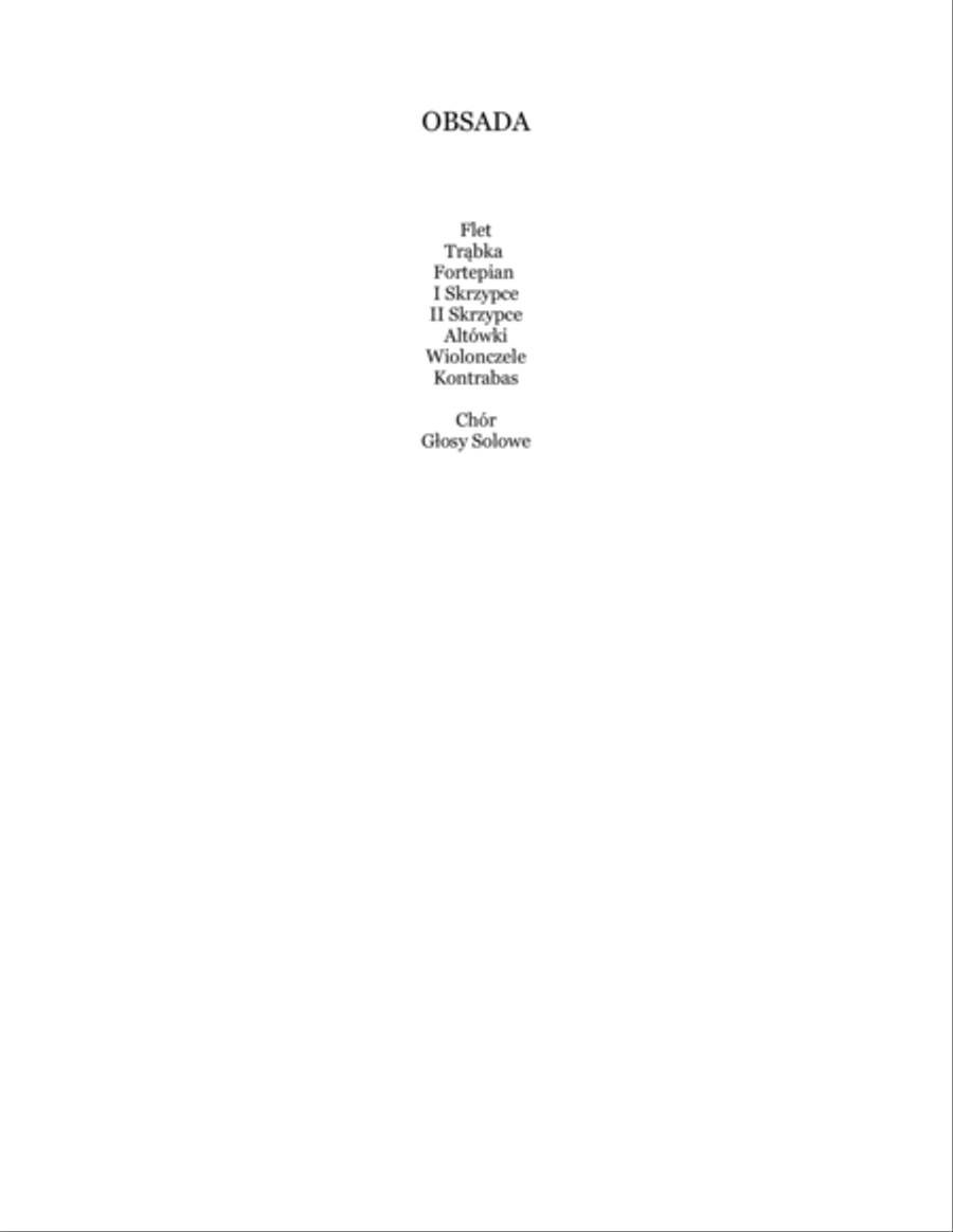 Modlitwa (Oratorium na Wielki Post) 4-Part scores gallery preview page 3