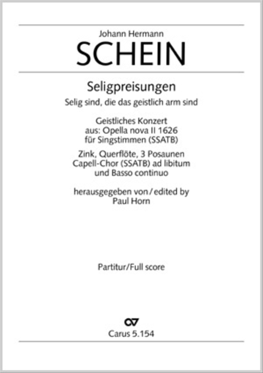 Selig sind, die da geistlich arm sind SSATB scores gallery preview page 1