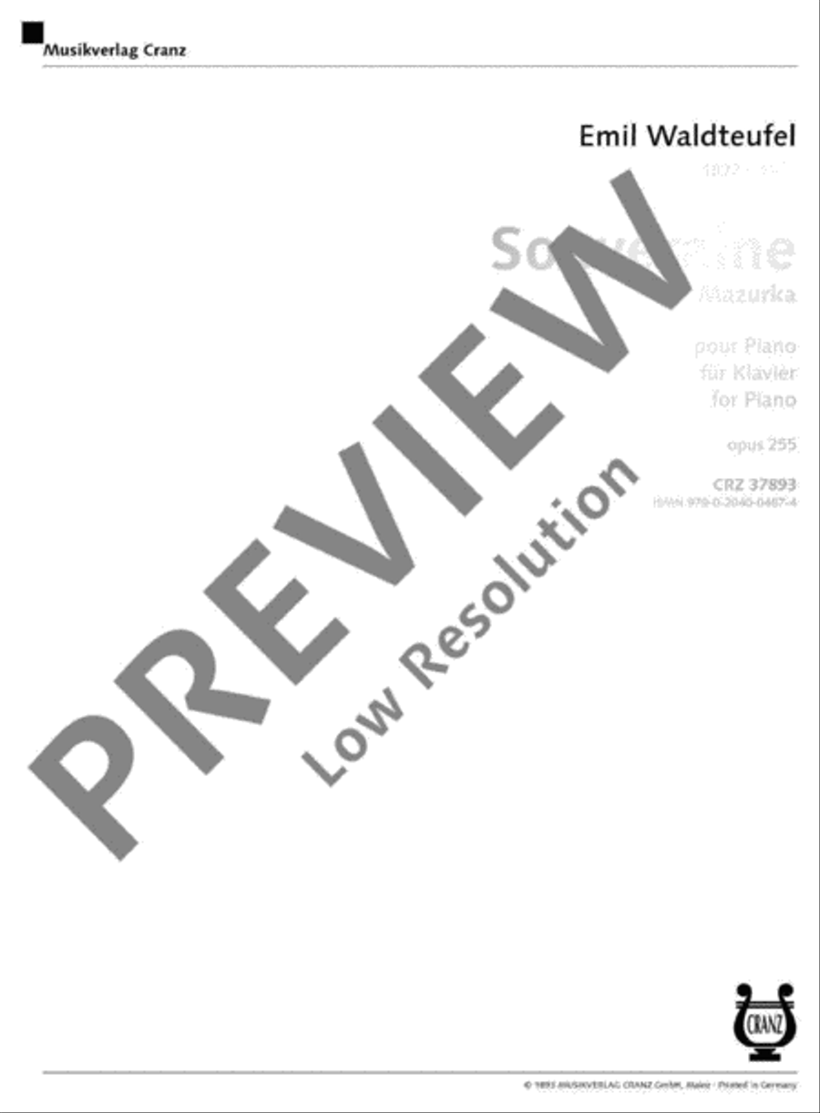 Souveraine Piano Solo scores gallery preview page 2