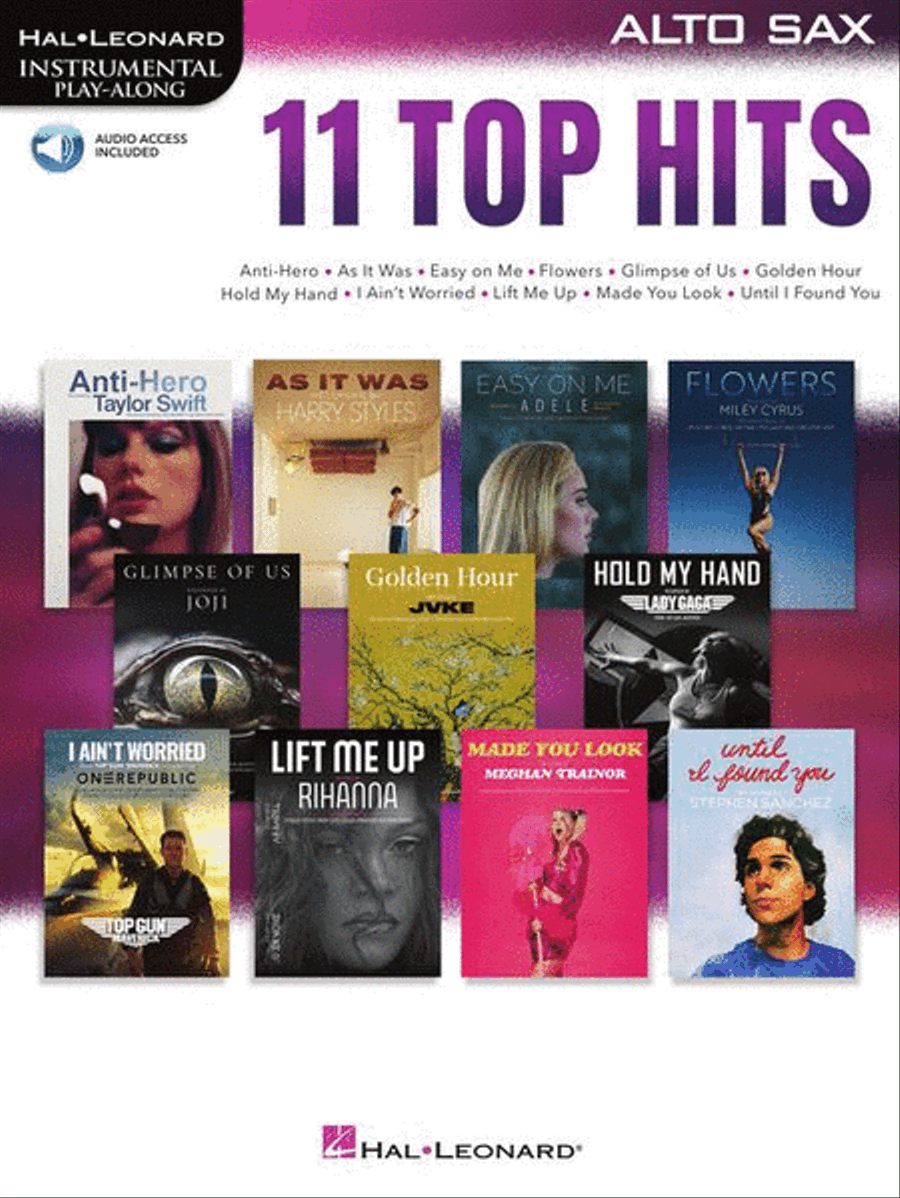 11 Top Hits for Alto Sax Alto Saxophone scores gallery preview page 2
