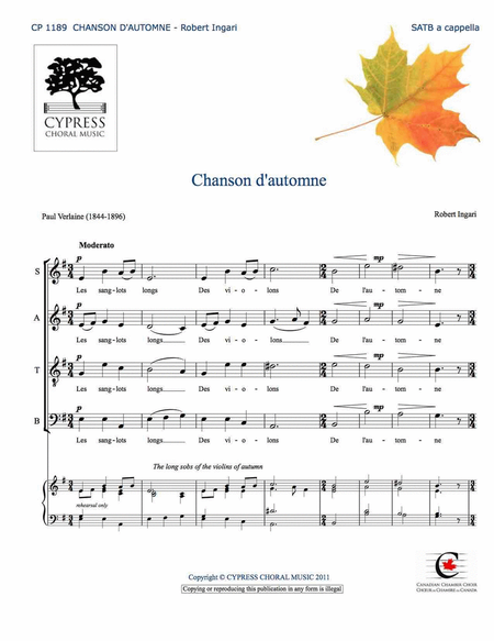 Chanson d'automne image number null