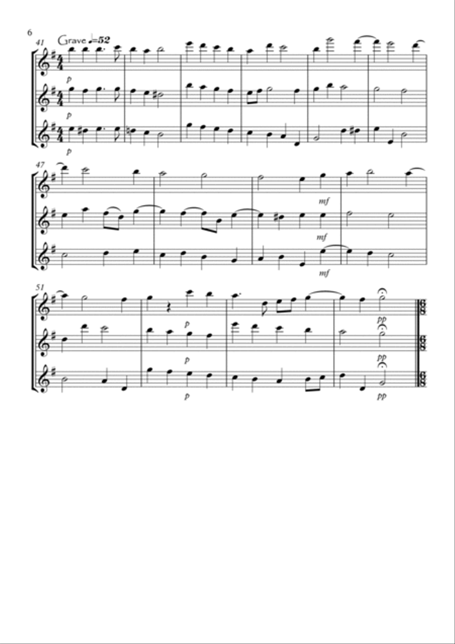 Sonata No.7 Flute Trio scores gallery preview page 6