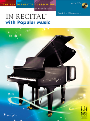 Book cover for In Recital with Popular Music, Book 2