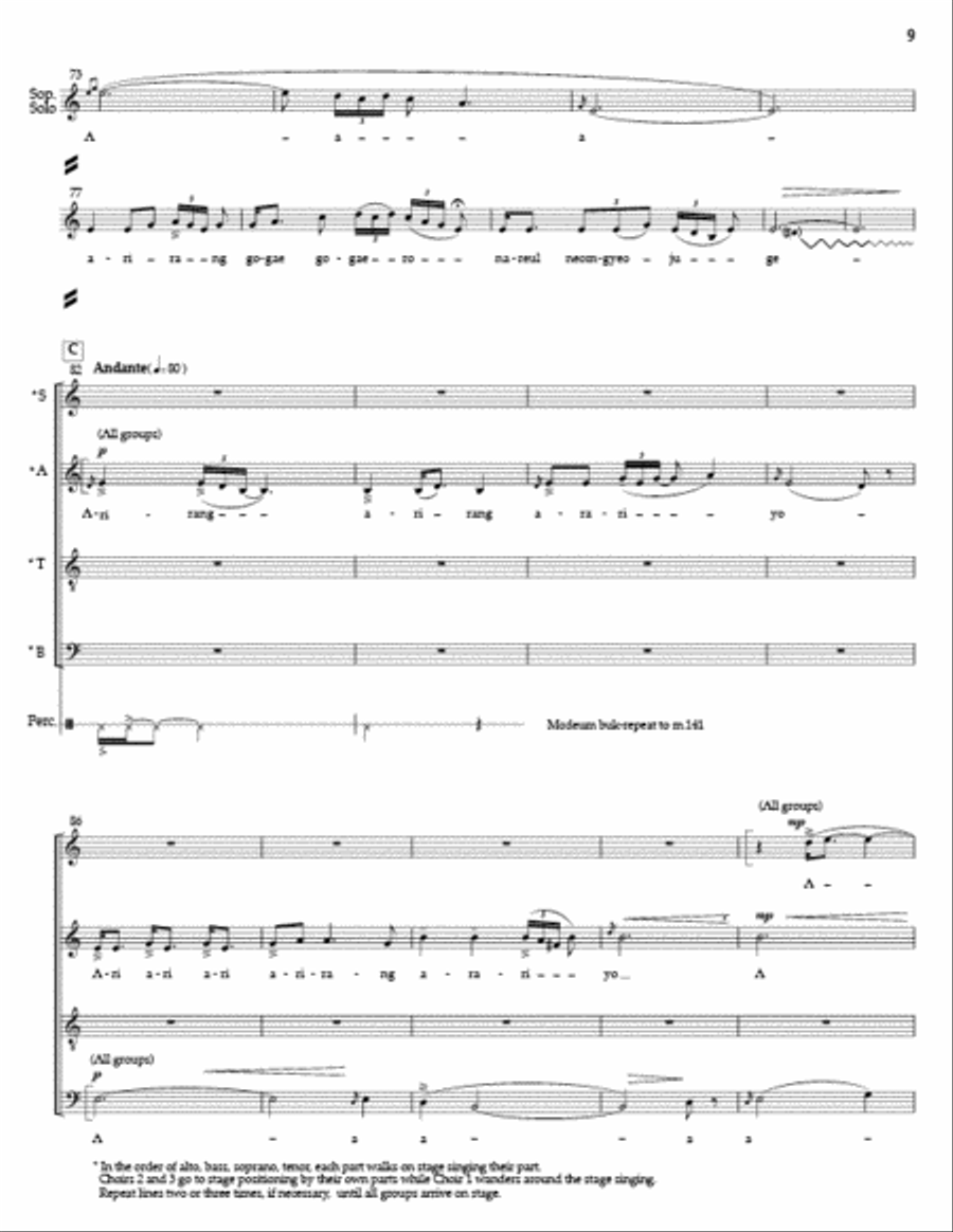 Me-Na-Ri Me-Na-Ri 4-Part scores gallery preview page 8