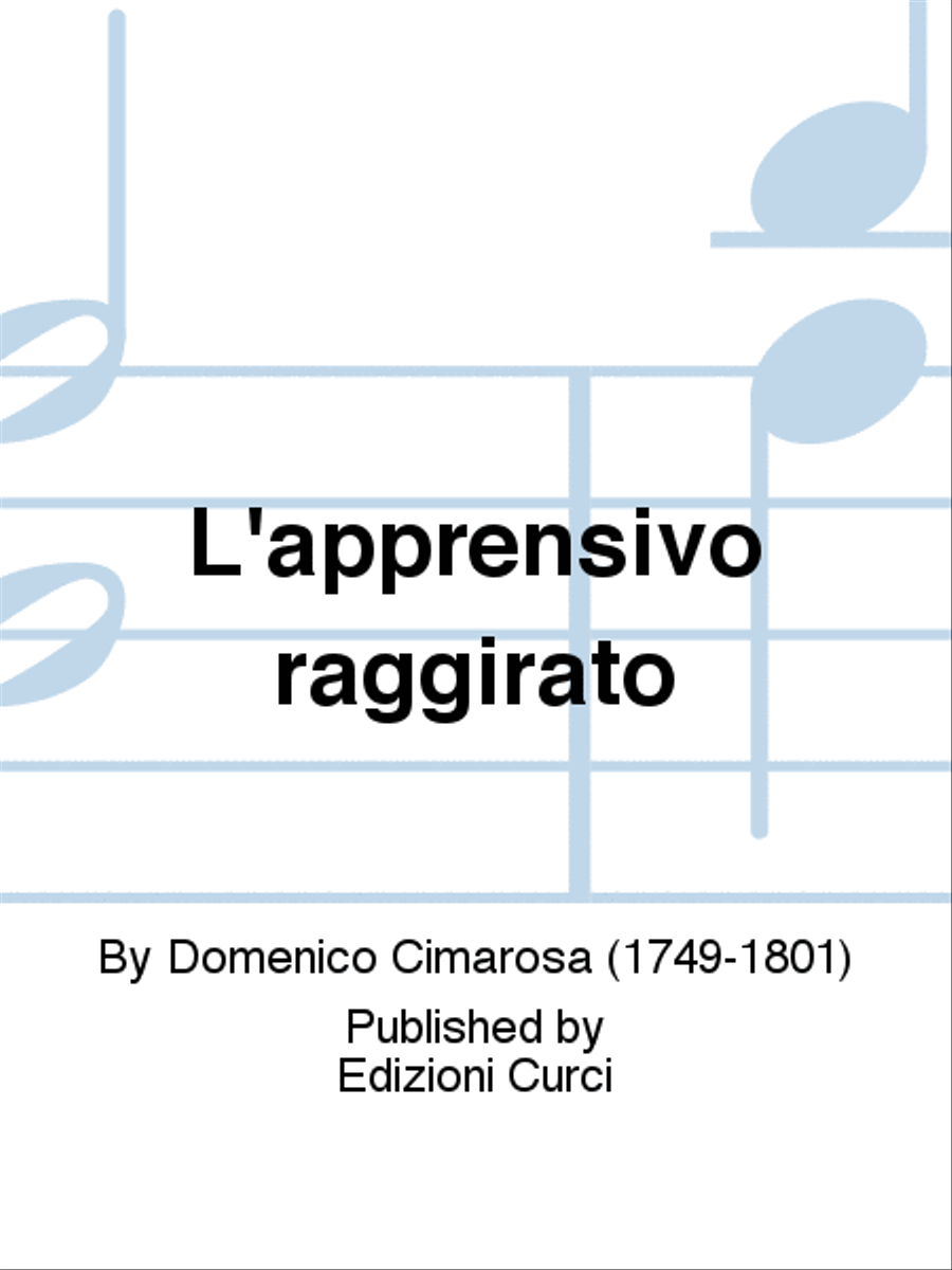 L'apprensivo raggirato Score scores gallery preview page 1