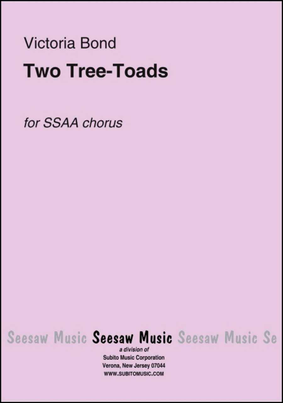 Two Tree-Toads SSAA scores gallery preview page 1