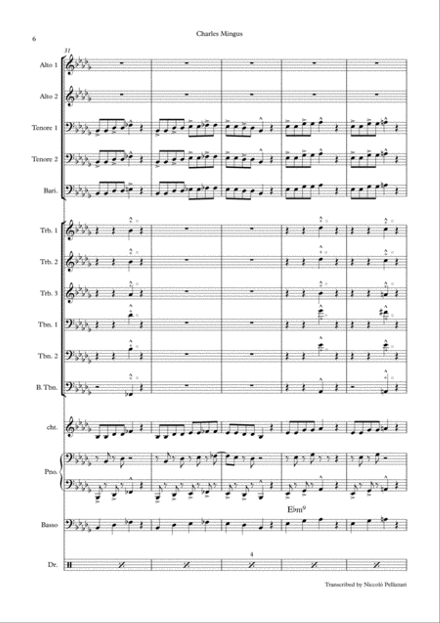 Boogie Stop Shuffle Jazz Ensemble scores gallery preview page 6