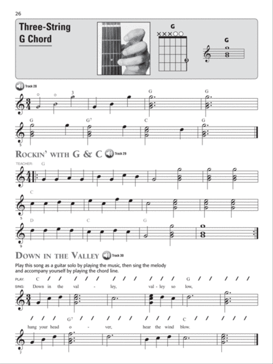 Alfred's Basic Guitar Method, Complete Easy Guitar scores gallery preview page 6