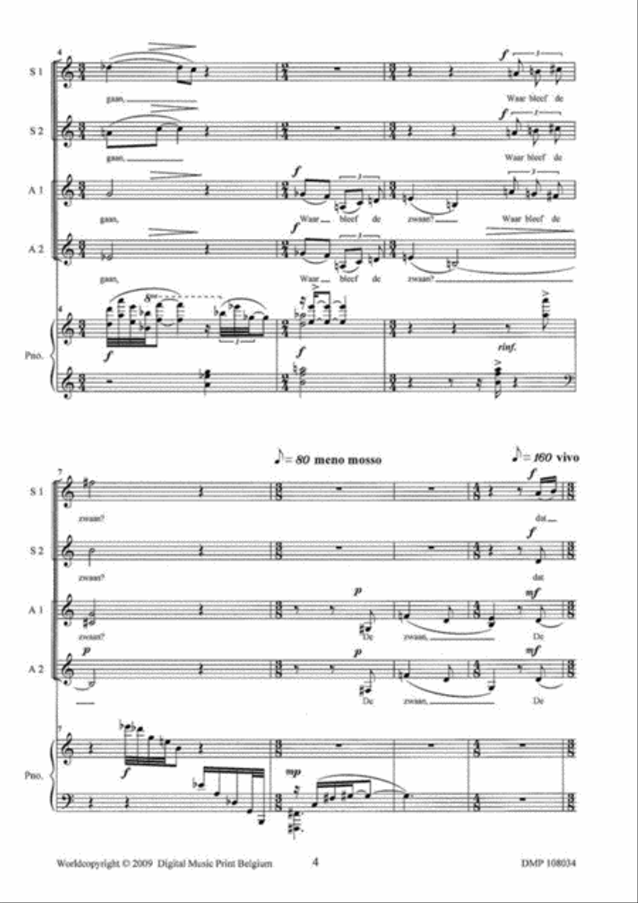Reizang Van Joffers Reizang Van Joffers Unison Choir scores gallery preview page 3