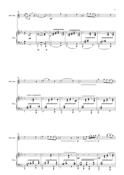Mascagni: Intermezzo (for Alto Saxophone and Piano) image number null