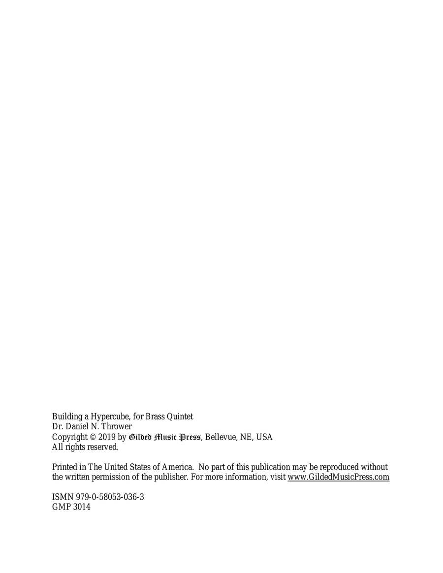 Building a Hypercube, Op. 86 Chamber Music scores gallery preview page 2