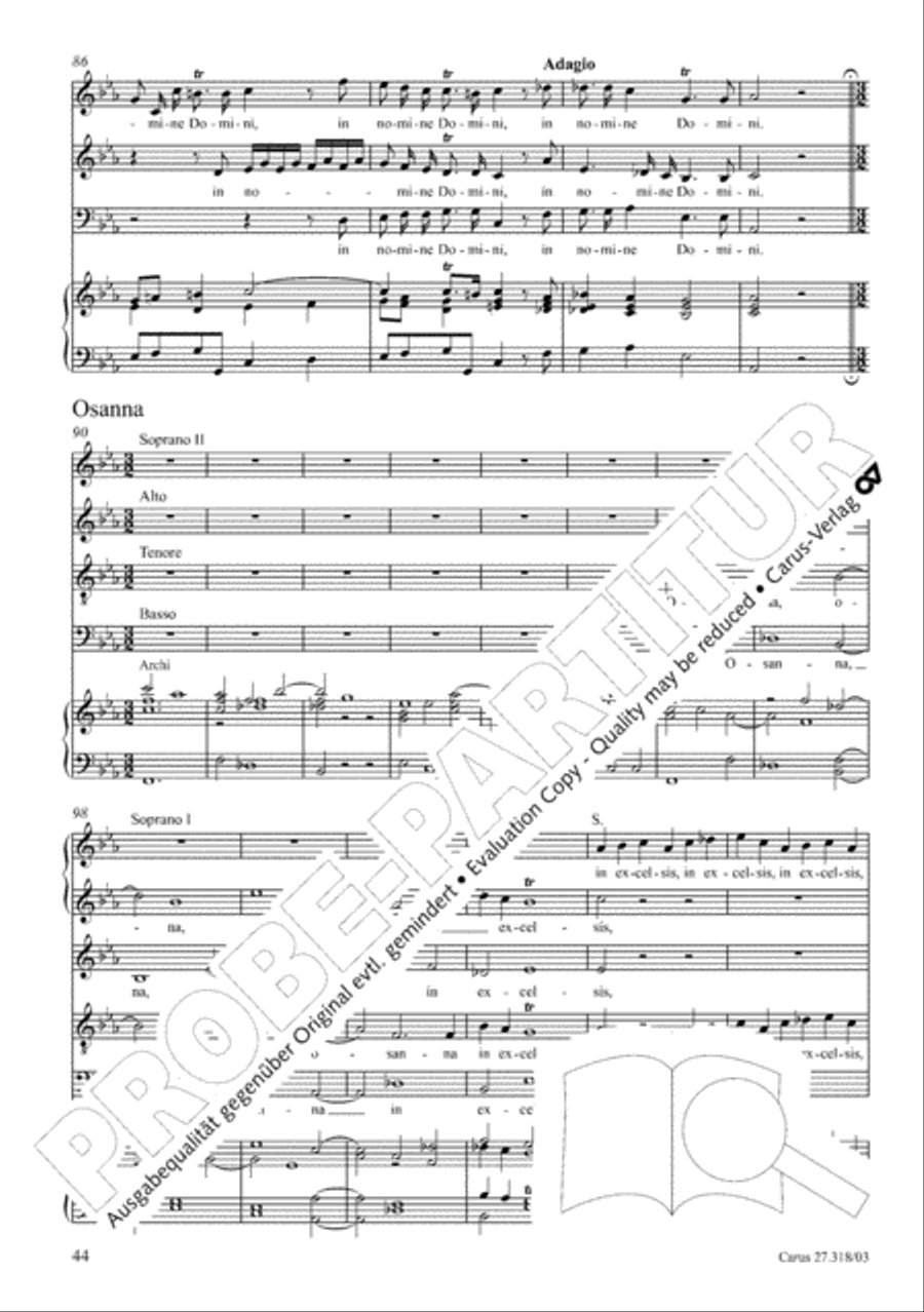Requiem in F minor SSATB scores gallery preview page 45