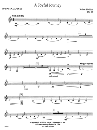 A Joyful Journey: B-flat Bass Clarinet
