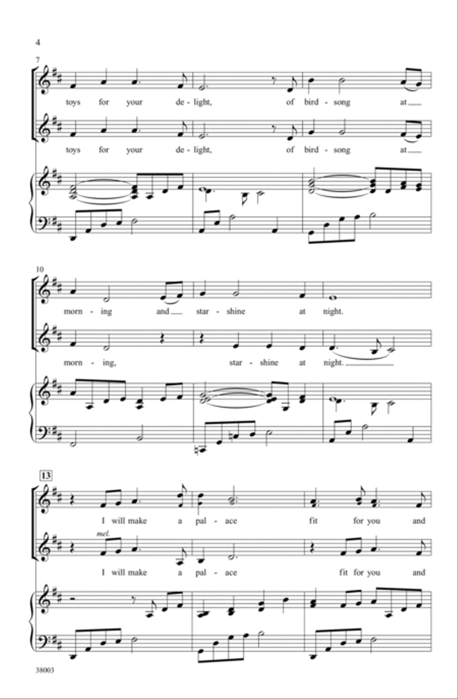 This Shall Be for Music SSA scores gallery preview page 3