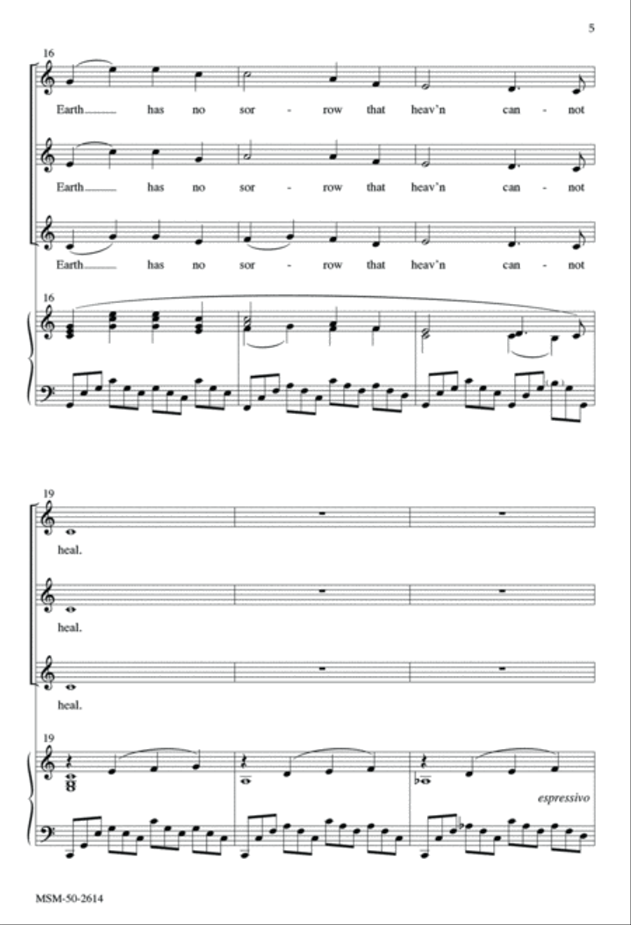 Come, Ye Disconsolate SSA scores gallery preview page 5