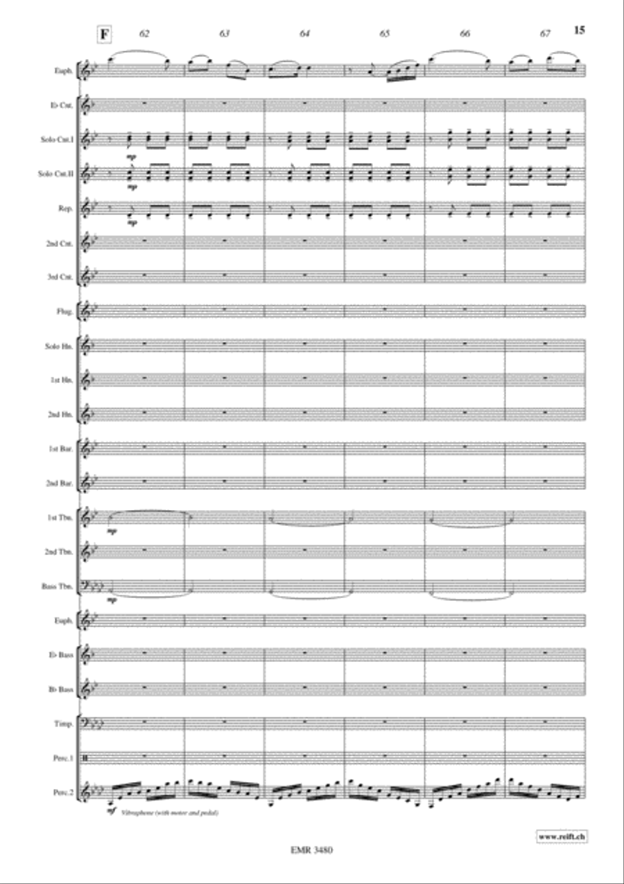 Devil's Concertino Devil's Concertino Brass Band scores gallery preview page 16
