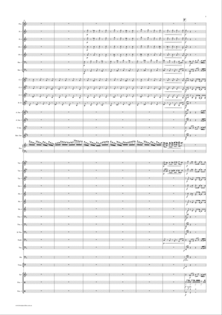 Narrabeen Hustle Concert Band scores gallery preview page 5