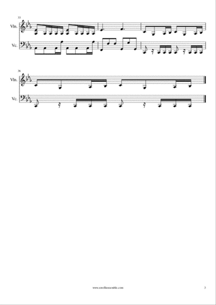 Game Of Thrones Game Of Thrones String Duet scores gallery preview page 3