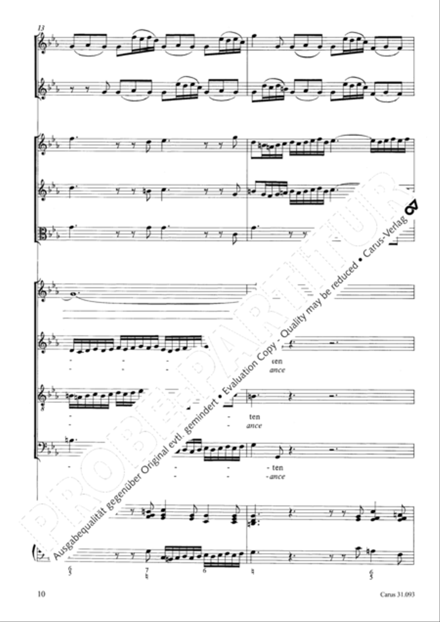 All those who seek God's sov'reign guidance (Wer nur den lieben Gott lasst walten) 4-Part scores gallery preview page 11