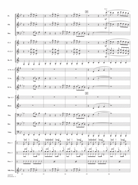 Jerusalema (feat. Nomcebo Zikode) (arr. Michael Brown) - Conductor Score (Full Score)