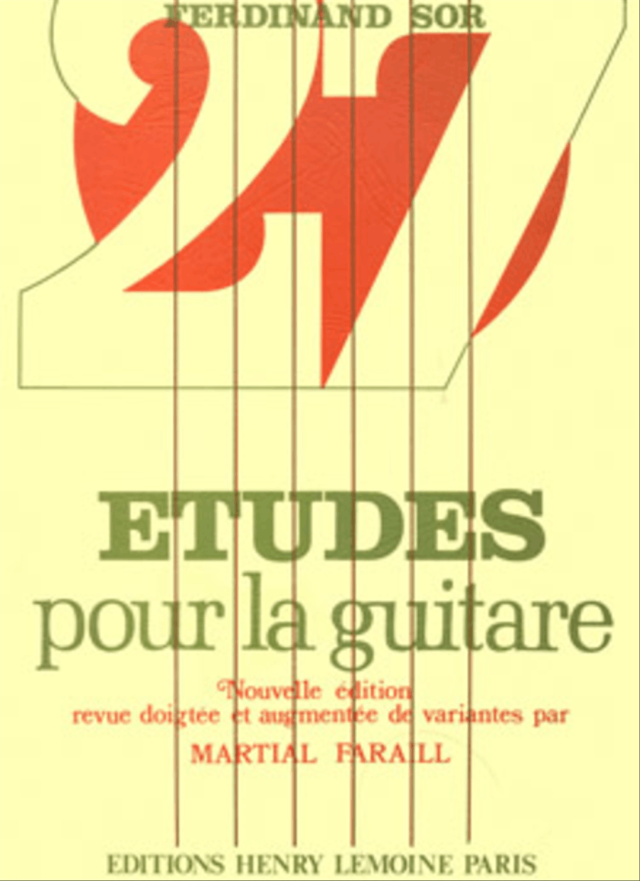 Etudes (27) Classical Guitar scores gallery preview page 1