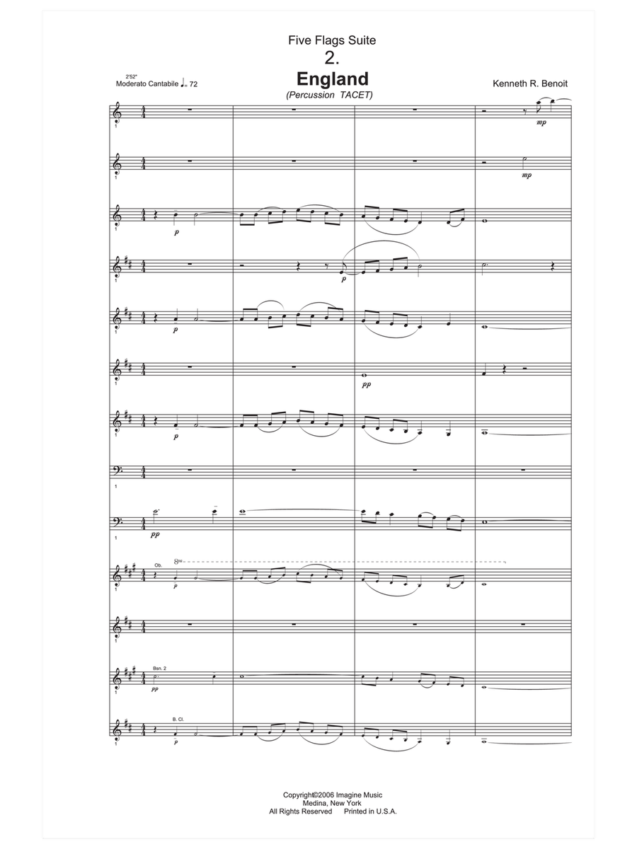 England (Five Flags Suite)