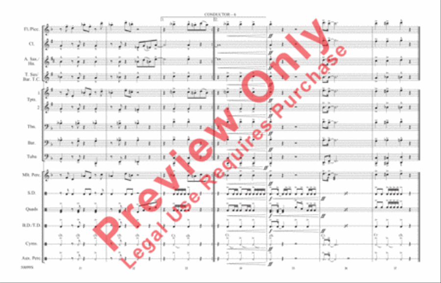 Thriller Marching Band scores gallery preview page 7