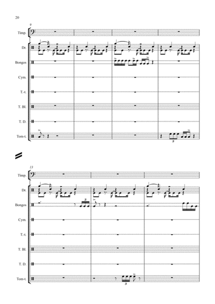 Suite for Percussion Ensemble:3rd movement