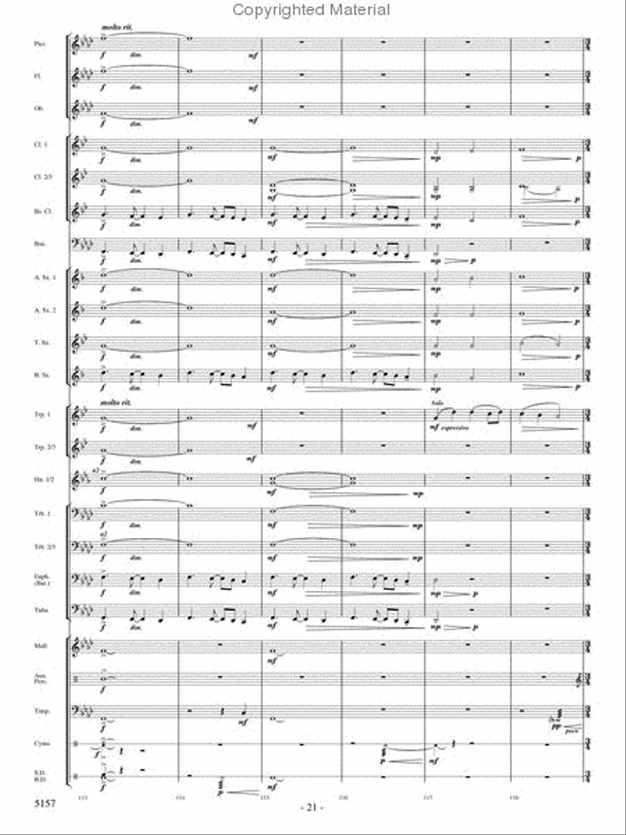 Fate of the Gods Fate of the Gods Concert Band scores gallery preview page 20