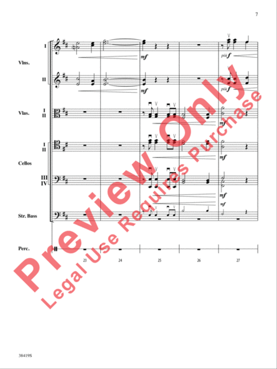Highlights from the 1812 Overture String Orchestra scores gallery preview page 8