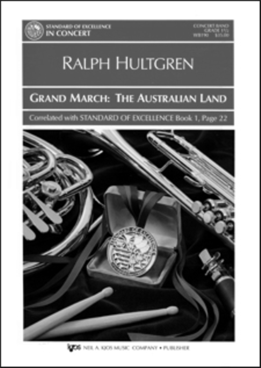 Grand March - the Australian Land - Score Concert Band scores gallery preview page 1