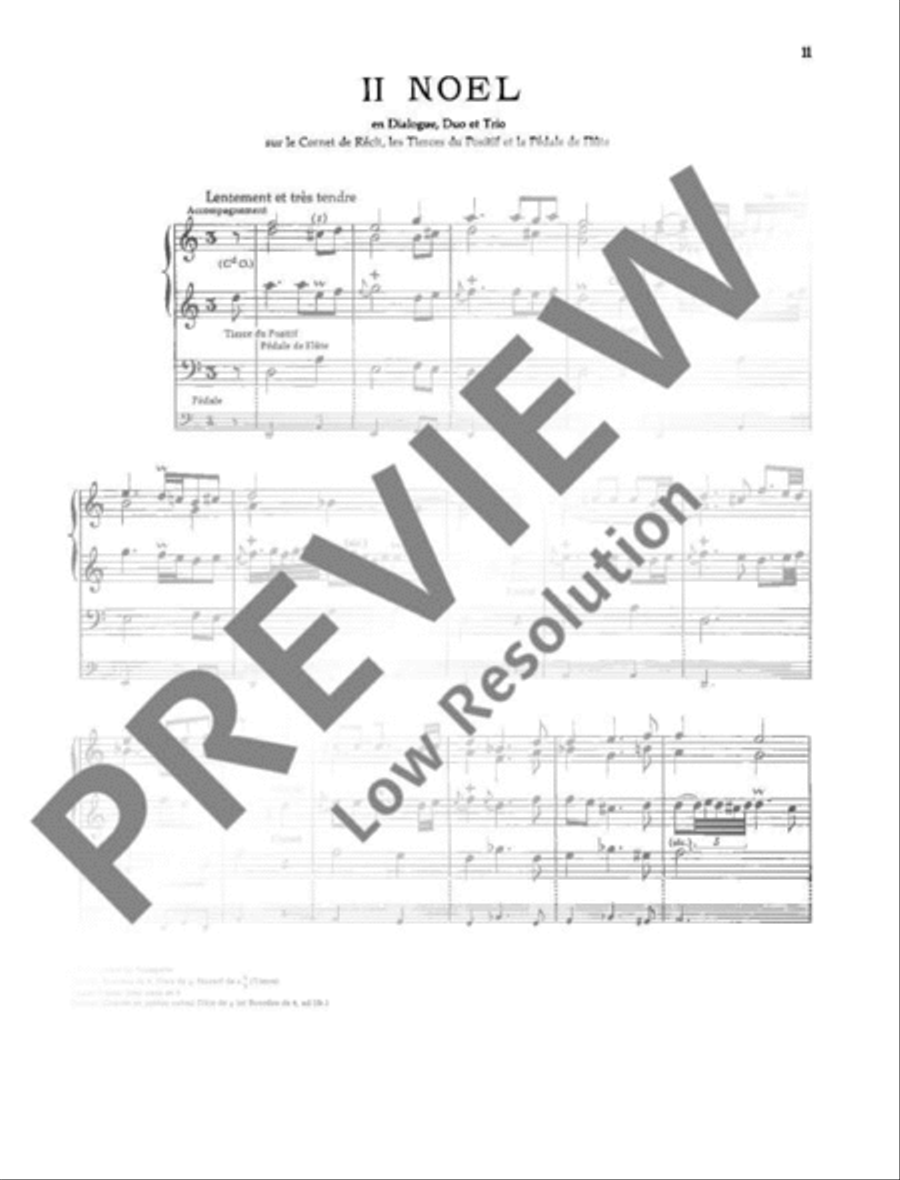 Nouveau Livre de Noëls Nouveau Livre de Noëls Harpsichord scores gallery preview page 12