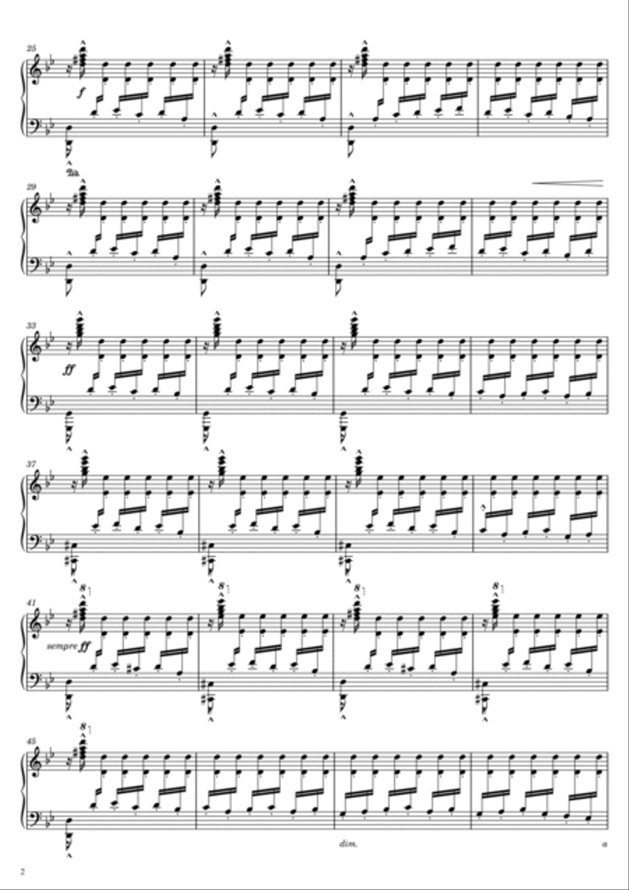 Albeniz - Suite Española - (Op.47 No. 5 Asturias) (Leyenda) - For Piano Solo Piano Solo scores gallery preview page 2