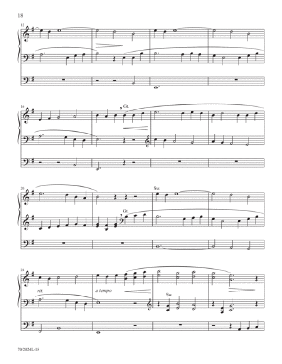 The Sacred Organ Library, Vol. 1 Organ Solo scores gallery preview page 10
