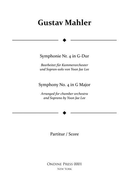 Symphony No. 4 in G Major - Score Only image number null
