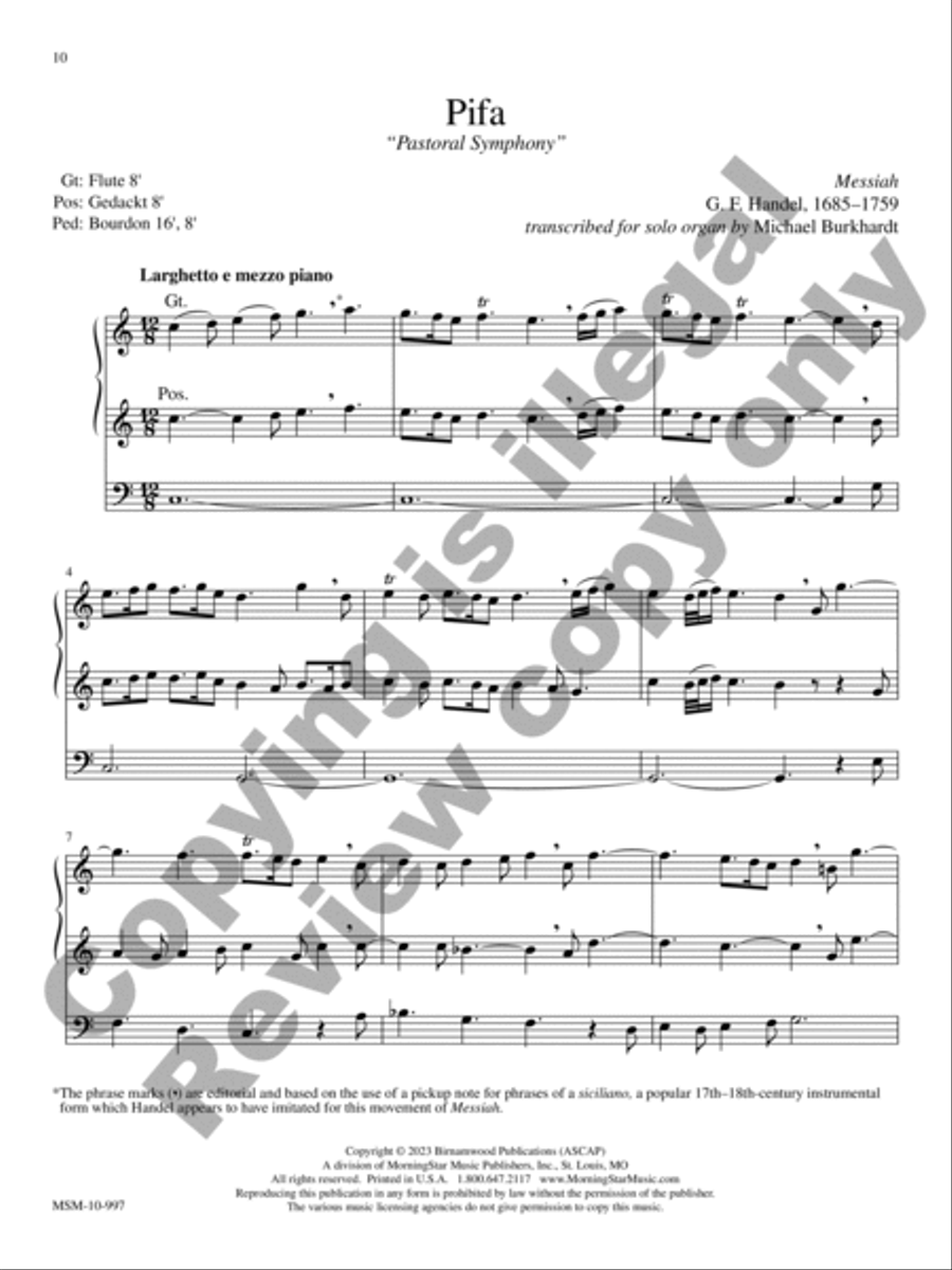 At the Cradle Organ scores gallery preview page 8