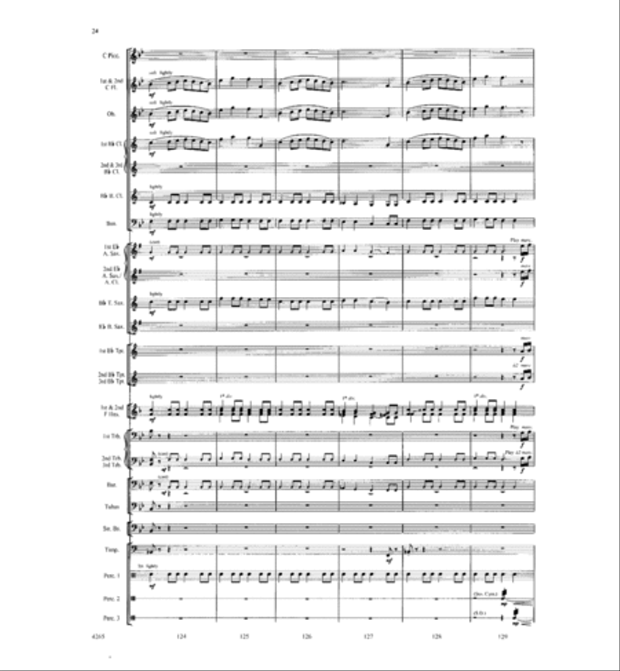 River of Life River of Life Concert Band scores gallery preview page 23