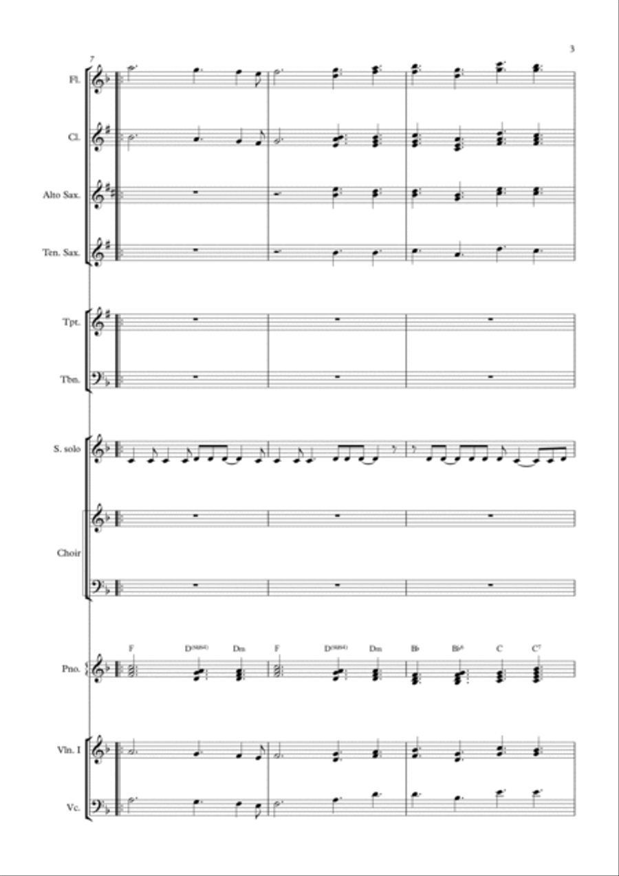Hallelujah Full Orchestra scores gallery preview page 3