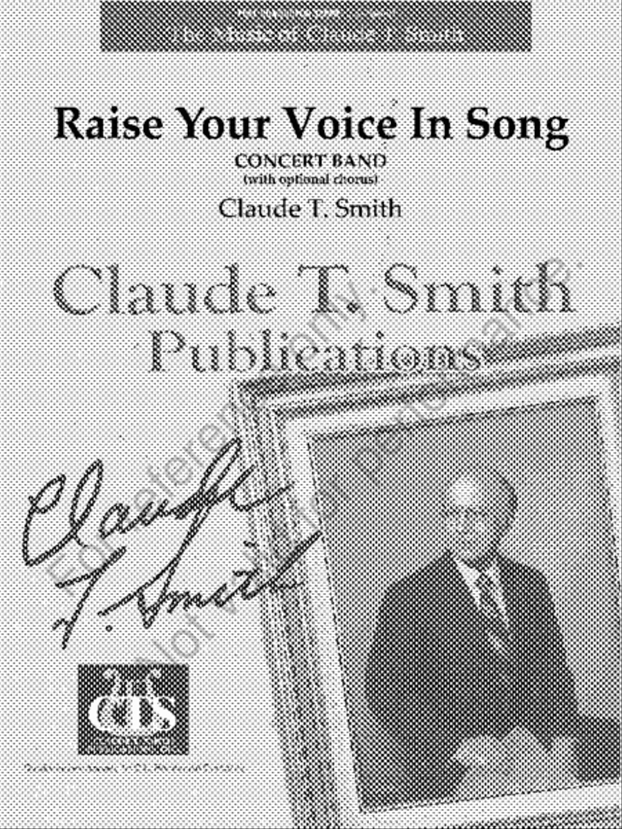 Raise Your Voice In Song Concert Band scores gallery preview page 2