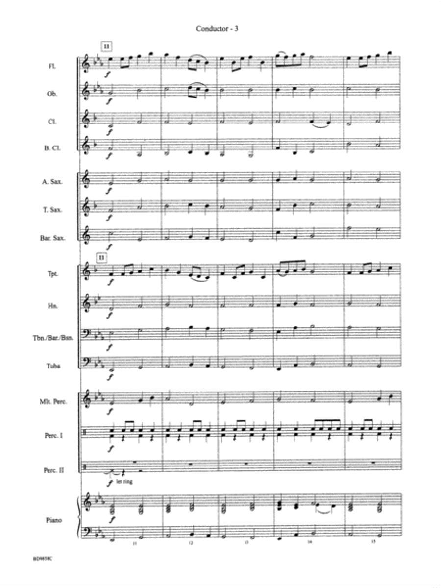 The American Spirit: Score Concert Band scores gallery preview page 3