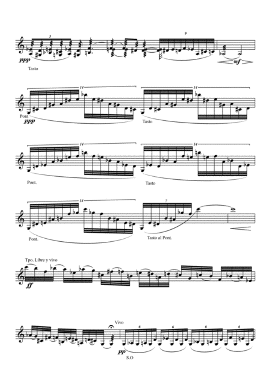 Solo para Juan for Violin Solo Violin Solo scores gallery preview page 3