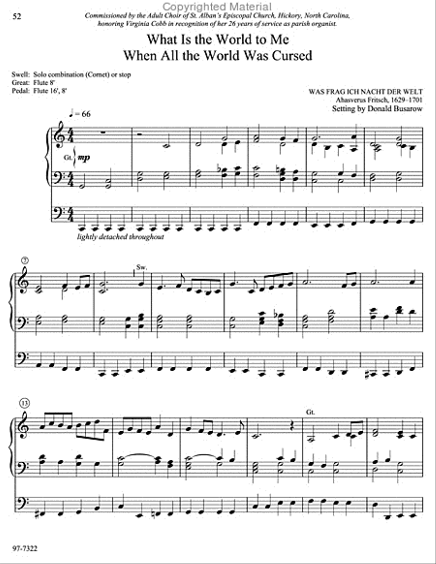 Musica Sacra: Easy Hymn Preludes for Organ, Vol. 7 Organ scores gallery preview page 21